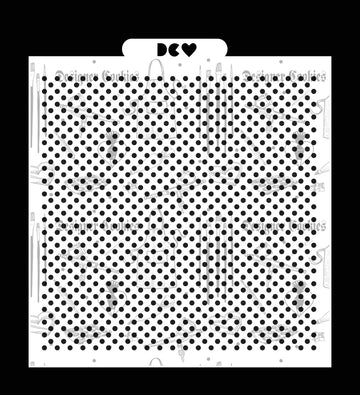 Micro Polka Dots Stencil