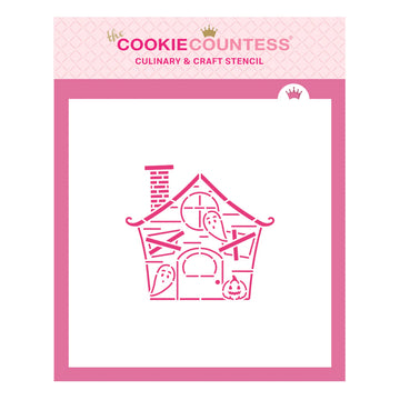 Haunted House PYO Stencil and or Cutter