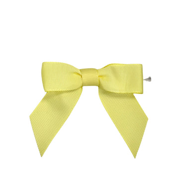 Baby Maize (Pastel Yellow) Pretied Bow on a Wire
