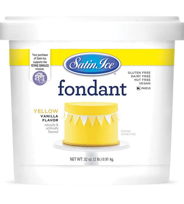 Yellow Satin Ice Fondant (2 lb.)