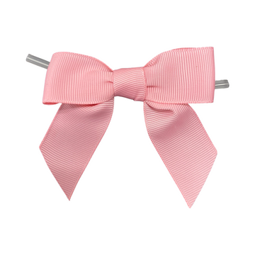 Peony Pink Pre-Tied Bow on Wire