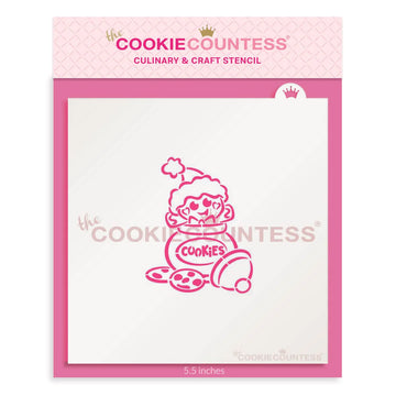 Cookie Jar Gingerbread PYO Stencil