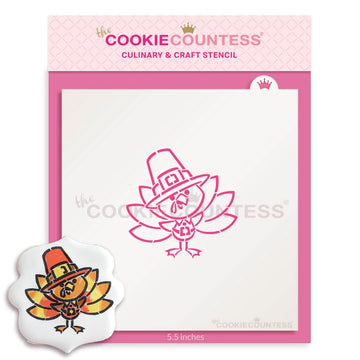 Pilgrim Hat Turkey Stencil