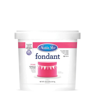 Satin Ice Pink Vanilla Fondant