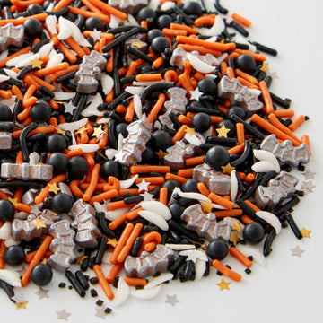 Starry Night Halloween Bat and Stars Sprinkle Mix
