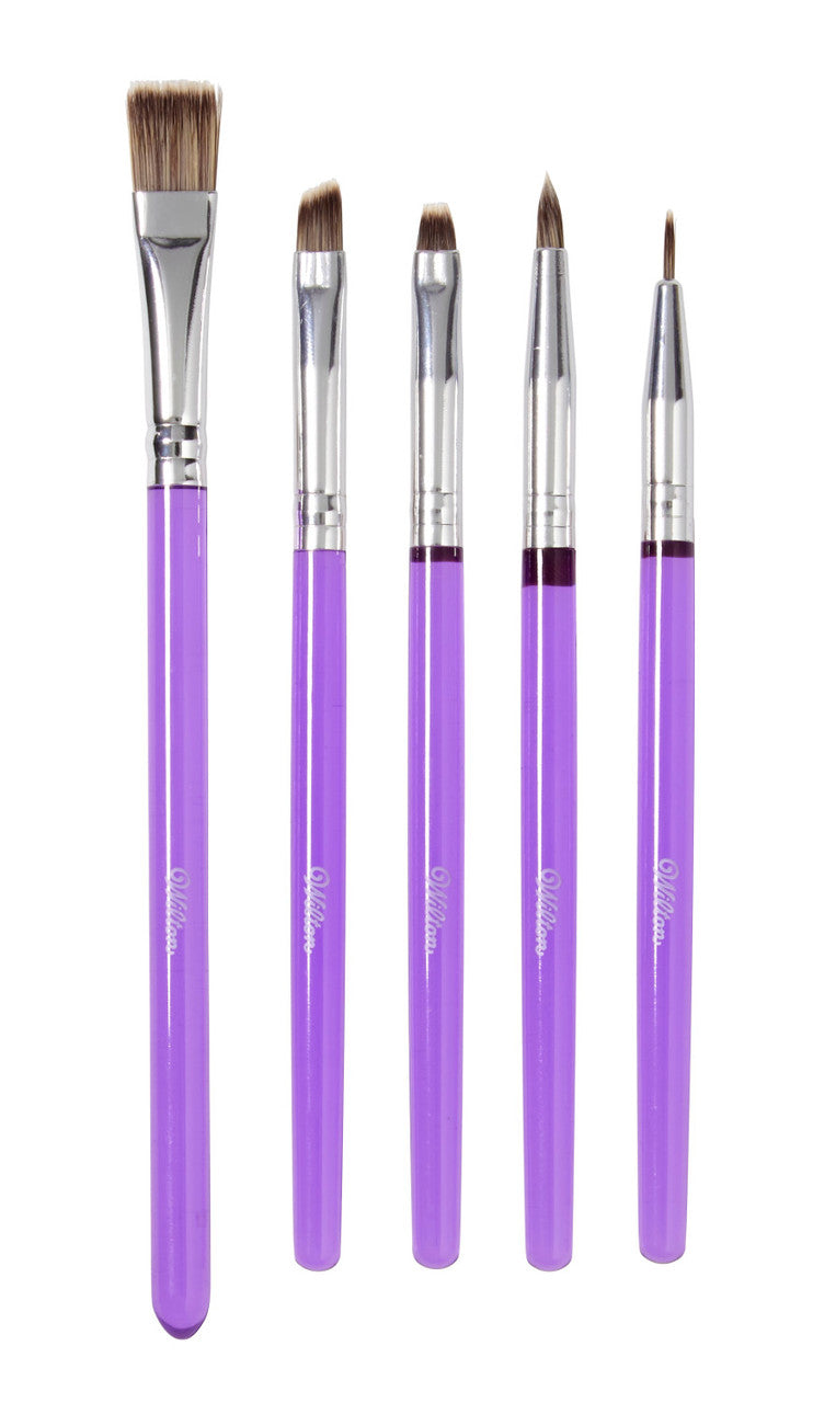 Cake Decorating Tools, 5-Piece Brush Set