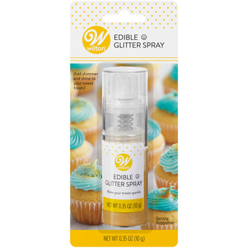 Metallic Gold Edible Sparkling Glitter Spray