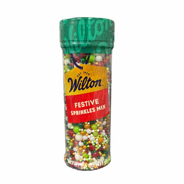 Wilton Festive Sprinkle Mix (1 bottle)