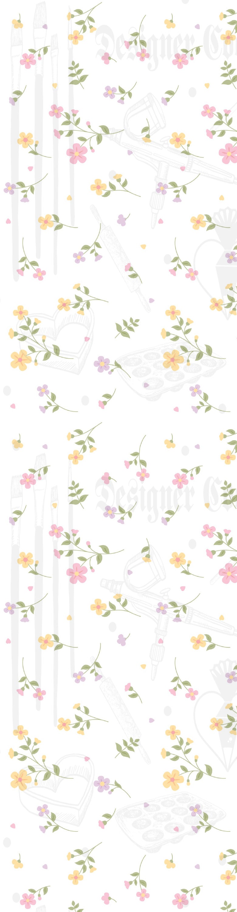 Floral Backer Food Safe Grease Resistant Skinny Bag Backer