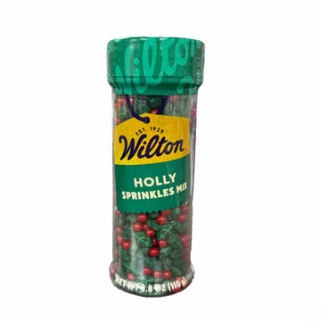 Wilton Holly Sprinkles Mix (1 bottle)