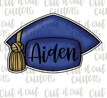Grad Cap Cookie Cutter - Designer Cookies ™ STUDIO