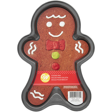 Wilton Gingerbread Man Cookie/Brown Pan