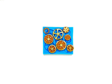 Cogs and Wheels Mold - Designer Cookies ® STUDIO