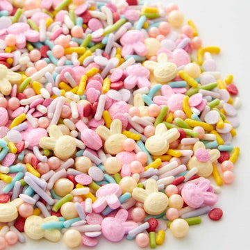 Bright Bunny and Jimmies Easter Sprinkles Mix - Designer Cookies ™ STUDIO