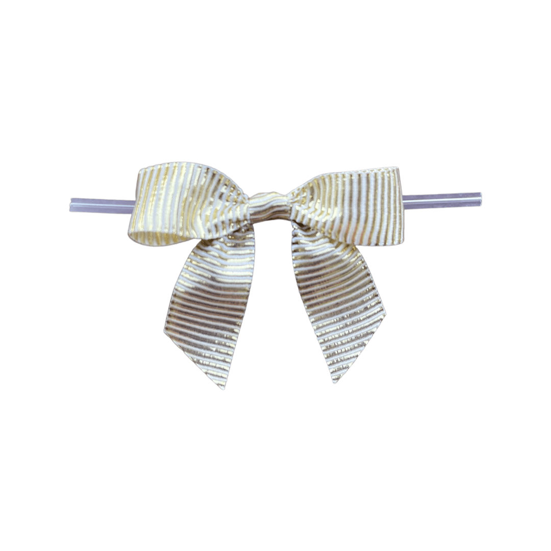 Metallic Gold Bow - Designer Cookies ™ STUDIO