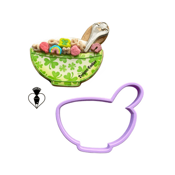 Brighton Cutters 4” Cereal Bowl w/ Spoon - Designer Cookies ® STUDIO
