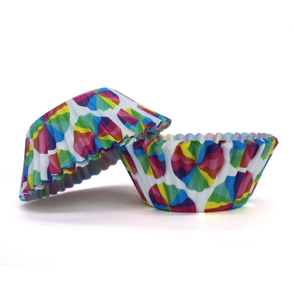 Celebakes Rainbow Party Standard Baking Cups - Main Image