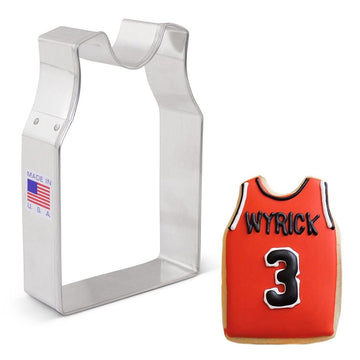 Basketball Jersey Cookie Cutter - Designer Cookies ™ STUDIO