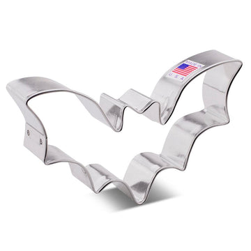 A Ann Clark Halloween bat cookie cutter. Made from tin plate steel 4.9"