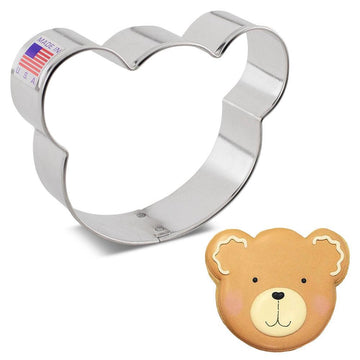 Bear Face Cookie Cutter - Designer Cookies ™ STUDIO