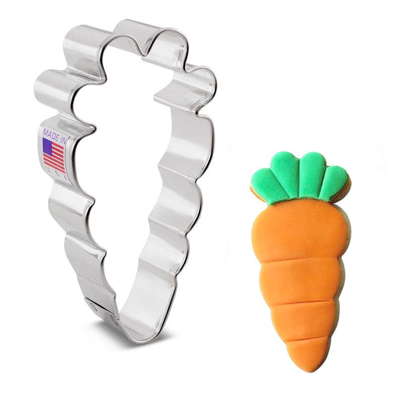 Carrot Cookie Cutter - Designer Cookies ™ STUDIO