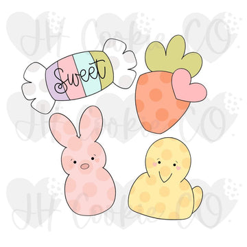 Mini Easter Candy Cookie Cutter Set - Designer Cookies ™ STUDIO