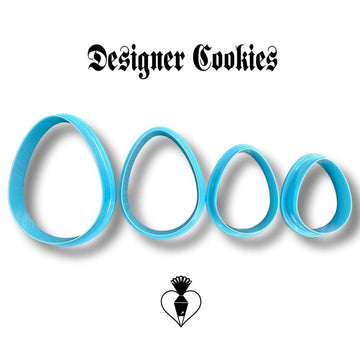 Graduated Egg Cookie Cutter Set (4 pc. set) - Designer Cookies ™ STUDIO