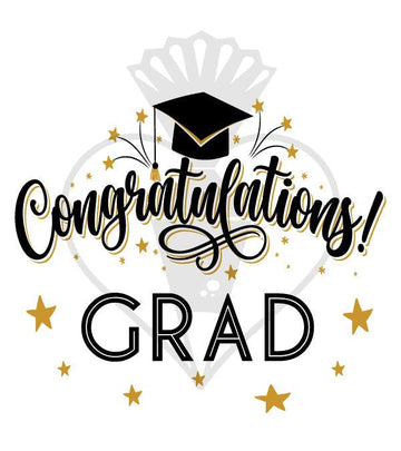 Congratulations Grad Physical Tag (25 pcs.) - Designer Cookies ™ STUDIO
