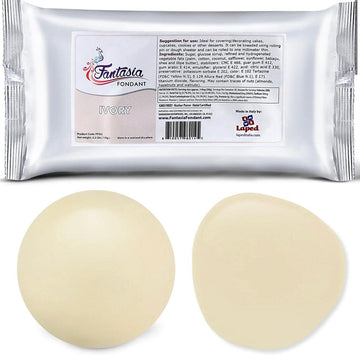 Fantasia Ivory Fondant (1 kg.) - Designer Cookies ™ STUDIO