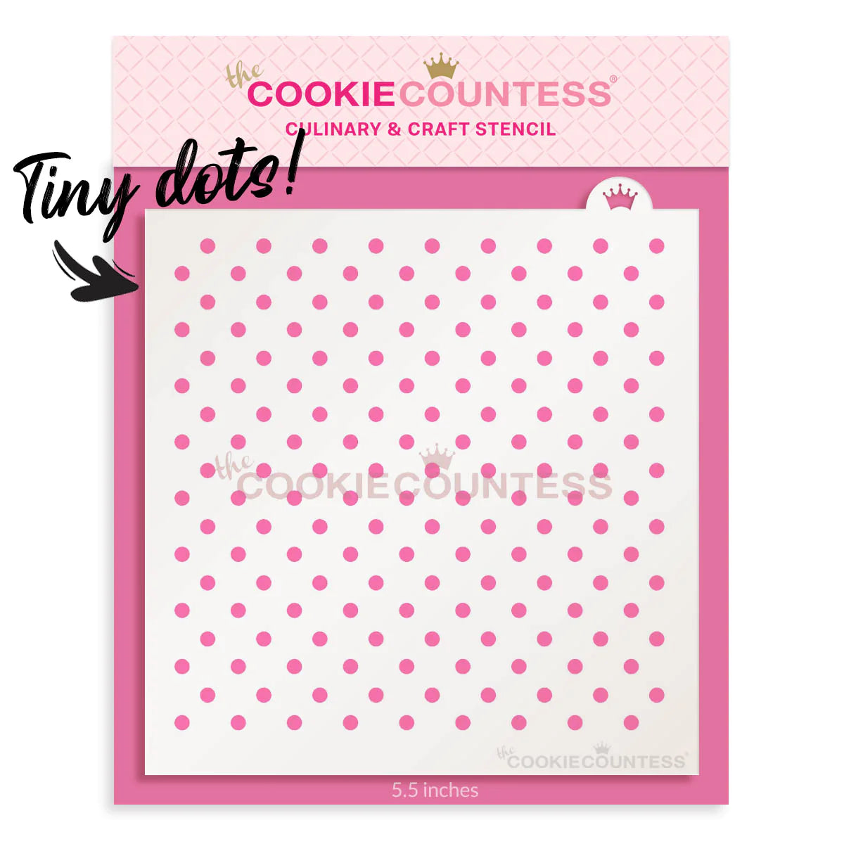 Tiny Dots Stencil - Designer Cookies ™ STUDIO