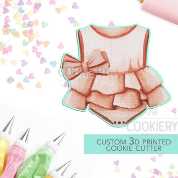 Baby Romper Cookie Cutter - Designer Cookies ® STUDIO