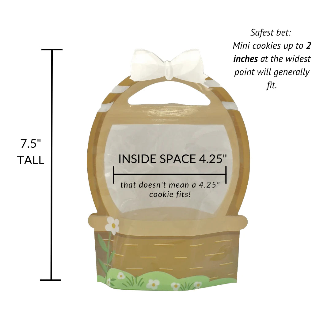 Spring Basket Cookie Bag - Designer Cookies ™ STUDIO