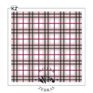 Plaid 3-layer Stencil - Designer Cookies ® STUDIO