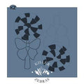 Lollipop with Bow Cutter and Stencil - Designer Cookies ™ STUDIO