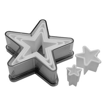 Nesting Star Cookie Cutter Set - Designer Cookies ™ STUDIO