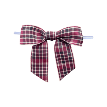 Fall/Thanksgiving Plaid Bow (3.25”) - Designer Cookies ™ STUDIO