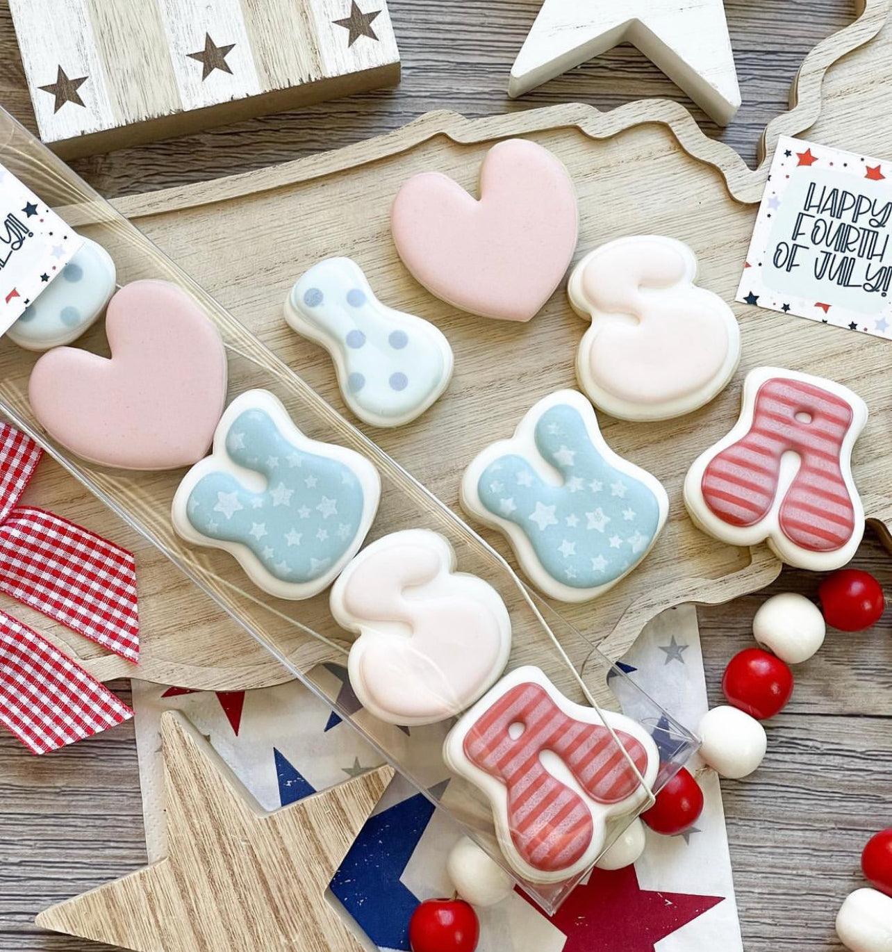 Long Cookie Box v2. (VERSION #2) - Designer Cookies ™ STUDIO