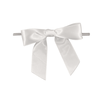 White Satin Bow - Designer Cookies ™ STUDIO