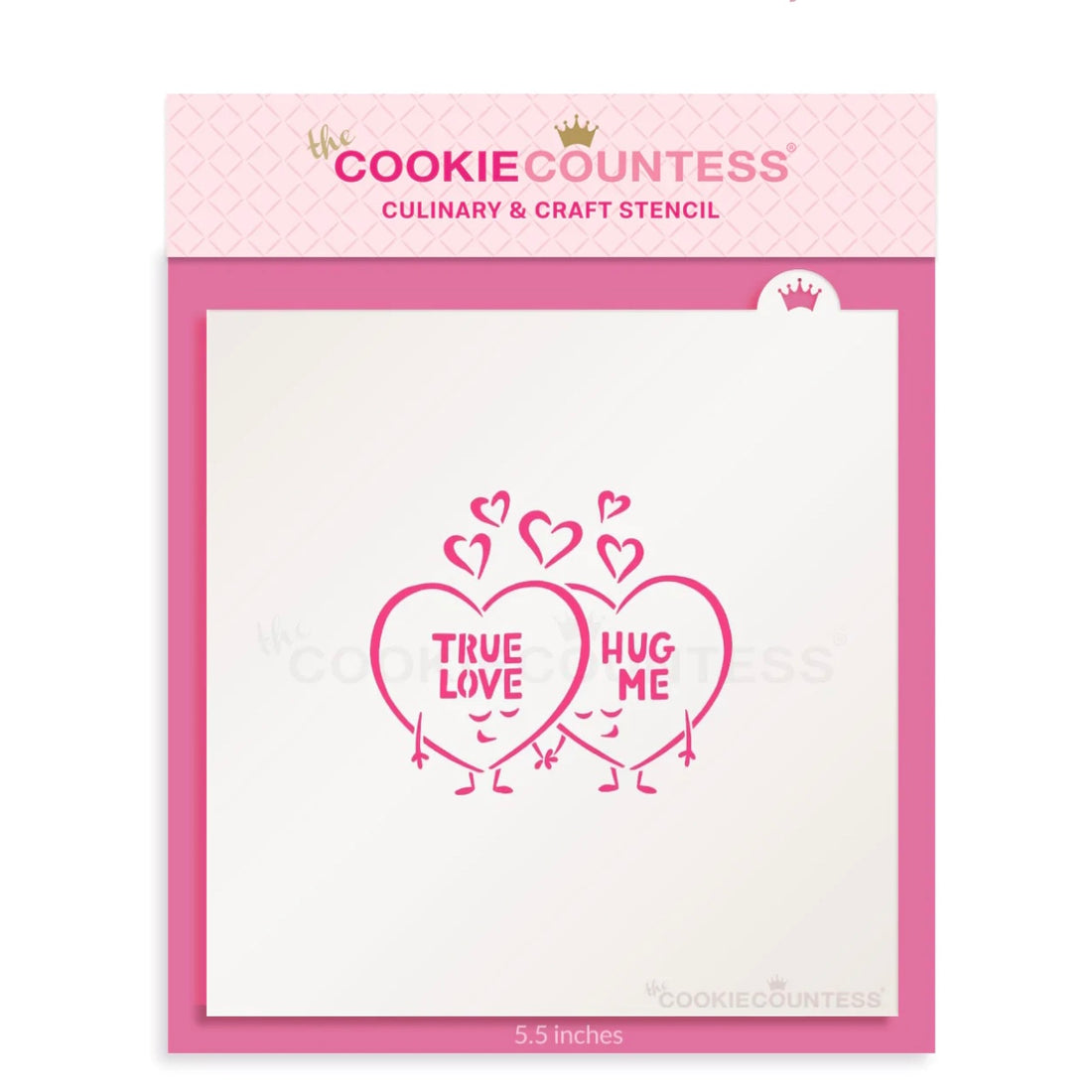 Conversation Hearts PYO Stencil