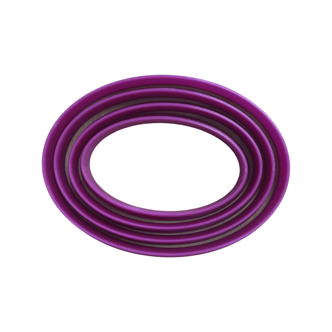Nesting Oval Cookie Cutter Set - Designer Cookies ™ STUDIO