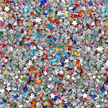 Unicorn Confetti Blinged-Out Glittery Sugar - Designer Cookies ® STUDIO
