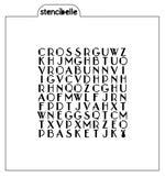 Easter Word Search Stencil Design - Designer Cookies ™ STUDIO