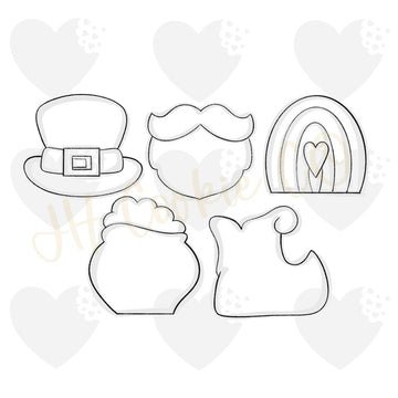 Saint Patrick Mini Cookie Cutter Set