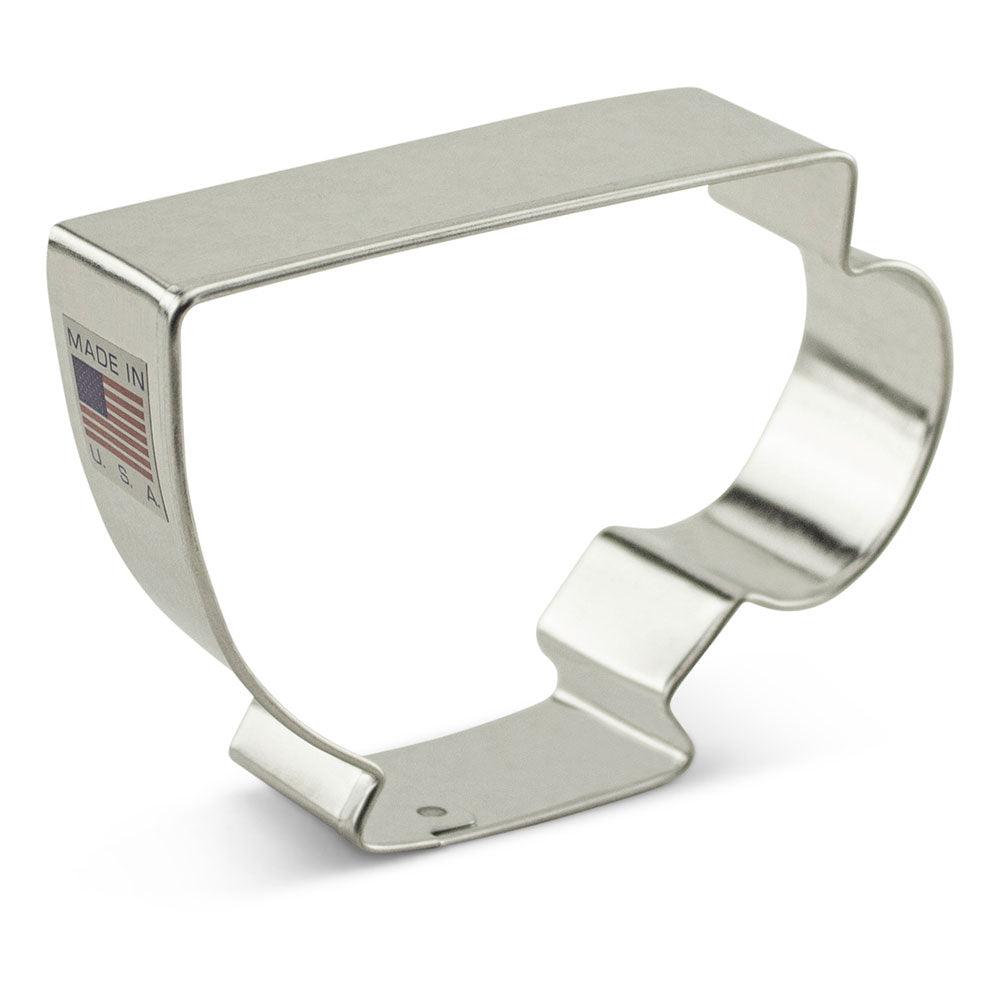 A teacup cookie cutter by ann clark