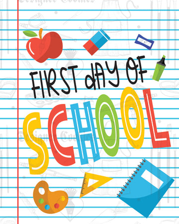 Lined Paper Back to School (25 pcs.)