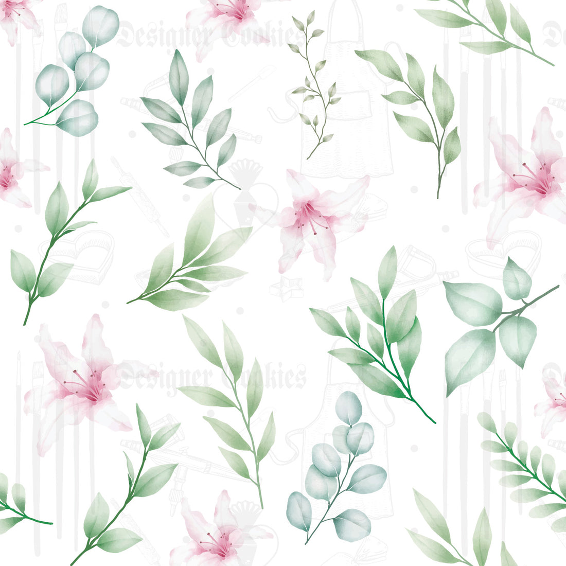 Floral and Plaid 4.5”x4.5” Physical Box Backer (25 pcs.)