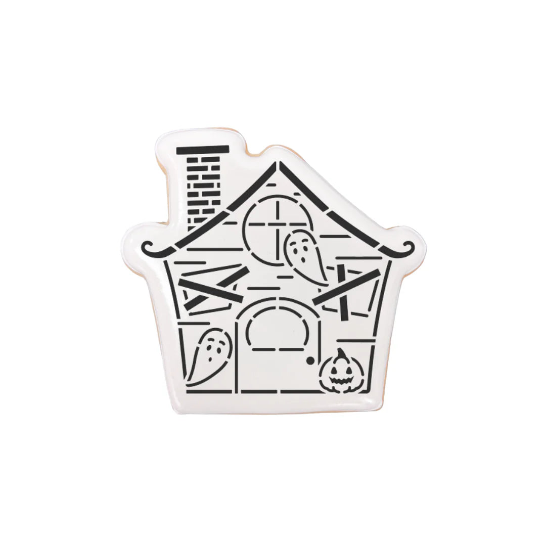 Haunted House PYO Stencil and or Cutter