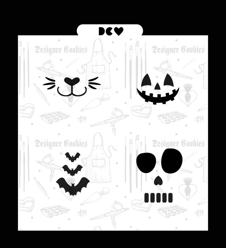 Halloween Mini Set Coordinating Stencil
