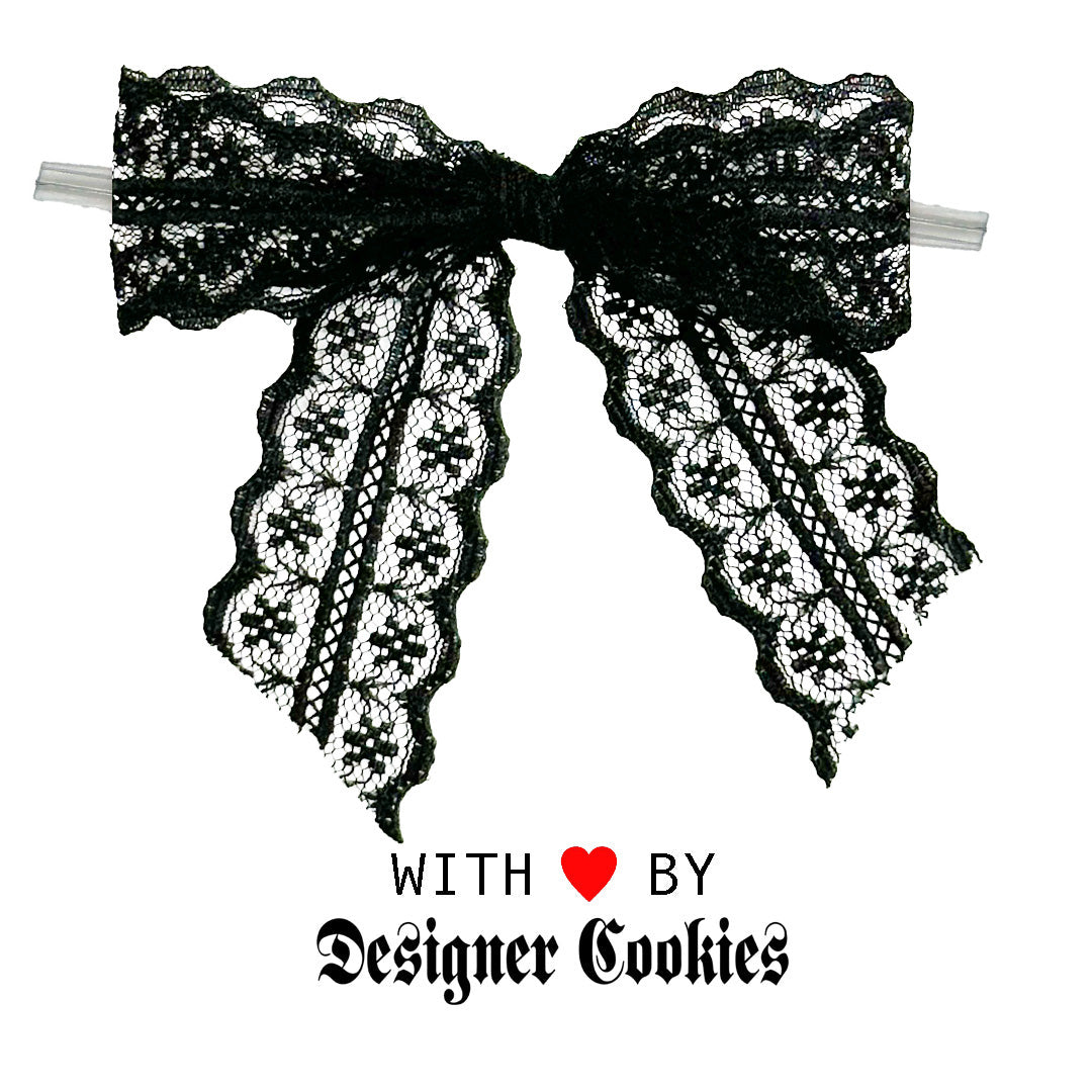 Black Lace Bow