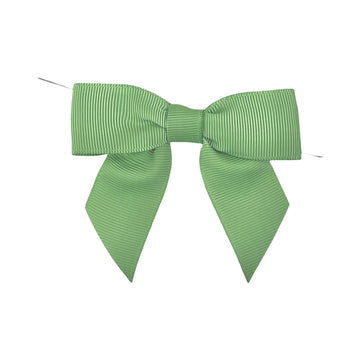 Sage Green Pre-Tied Bow on Wire